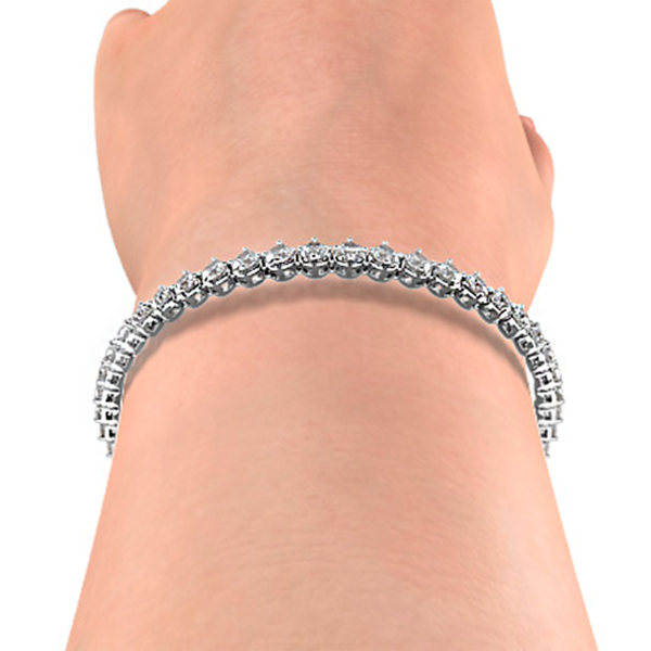 Bezel Diamond Tennis Bracelet Sarkisians Jewelry