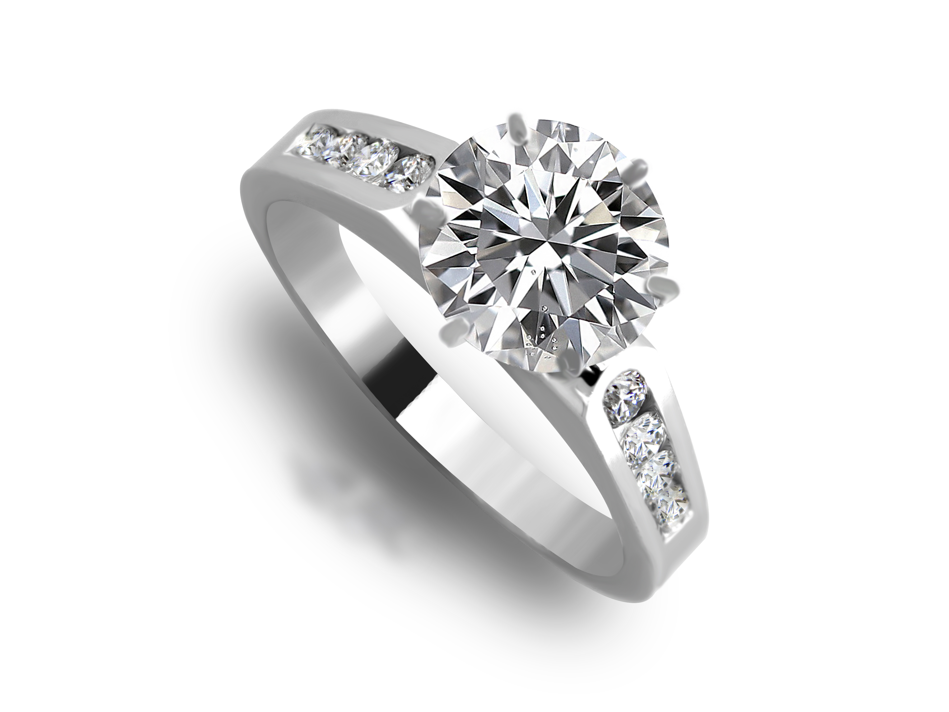 Channel Set Diamond Ring - Sarkisians Jewelry