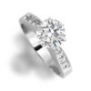 Center diamond Engagement ring