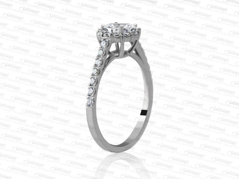 Engagement rings center diamonds