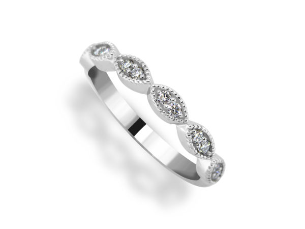 Stackable Ladies Wedding Ring