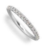 Wedding band ring diamond