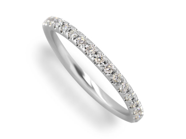 Wedding band ring diamond