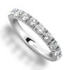 Anniversary ring Wedding band diamond prong set