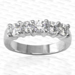 5 diamond ladies wedding anniversary ring
