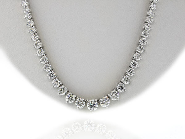 Petite Nadia Tennis Diamond Necklace - SIA Jewelry