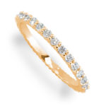 Eternity rose gold ring