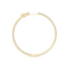 DIamond Hoop Earrings Yellow Gold 41008-2