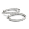 DIamonds Hoop Oval Earrings er41023-5