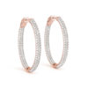 DIamonds Hoop Oval Earrings er41023-7-41