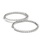 Diamond Hoop Earring WHite GOld ER41021-1