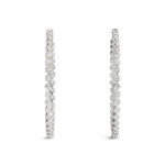 Diamond Hoop Earring WHite GOld ER41021-2