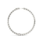 Diamond Hoop Earring WHite GOld ER410213-3