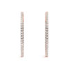 Diamond Hoop Earrings Rose Gold ER41012R-4