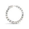 Diamond Hoop Earrings White Gold White ER41007-5