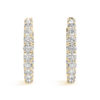 Diamond Hoop EarringsYellow Gold White 321 ER41007