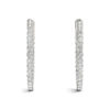 Diamond Hoopd Earrings white Gold-8