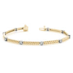 Fashion DIamond Gold Bracelet BR70326