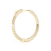 Modern DIamond Hoop Earring Yellow Gold 41020.alt