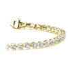diamond bracelet Tennis bracelet total carat weight LB-4 yellow gold -1