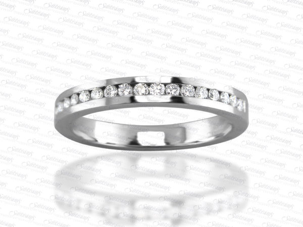 diamond channel set ring anniversary ladies lr5466-1