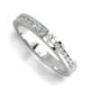 diamond channel set ring anniversary ladies lr5466