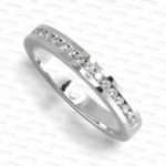diamond channel set ring anniversary ladies lr5466-1