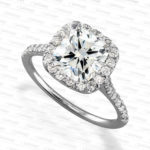 Diamond Center Engagement ring LR7990-1-2