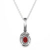 Oval Center Halo Diamond or Gemstone Pendant PN712-9