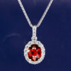 Ruby DIamond Pendant.-1