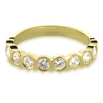 Diamond bezel set ring LR9116-1