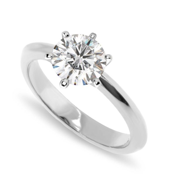 6 prong solitaire Engagement ring-1