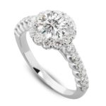 Diamond Engagement Halo RIng LR8357-4