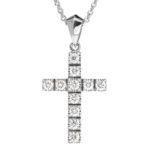 Diamond cross pendant Pn544-5