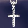 Diamond cross pendant pn545