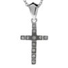 Diamond cross pendant pn545
