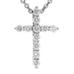 cross diamond pendant