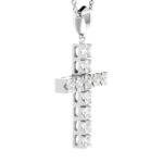 Diamond cross pendant PN543