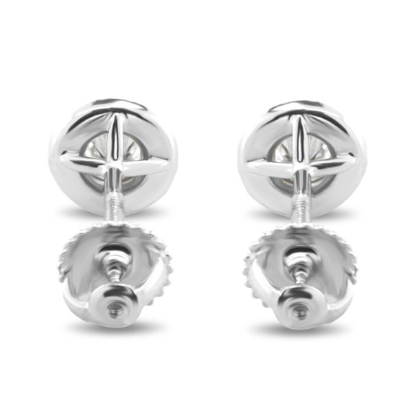 Flower Diamond Stud Earrings EST4FL-1