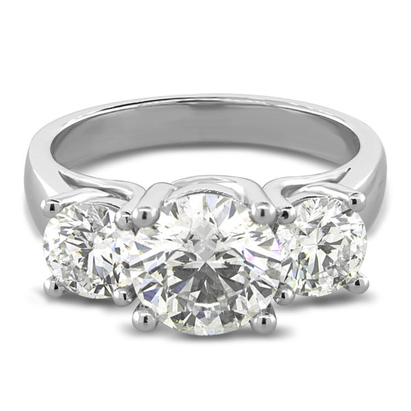 Three Stone Diamond Engagement Ring LR5557-3