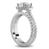 Halo Engagement and Matching Band Bridal Set LR8208 +LR8214-1
