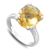 Citrine Solitaire Ring