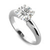 4 Prong Solitaire Engagement Ring, Gold or Platinum - LR5849 -2