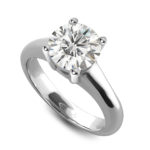 4 prong diamond engagement ring solitaire lr6751
