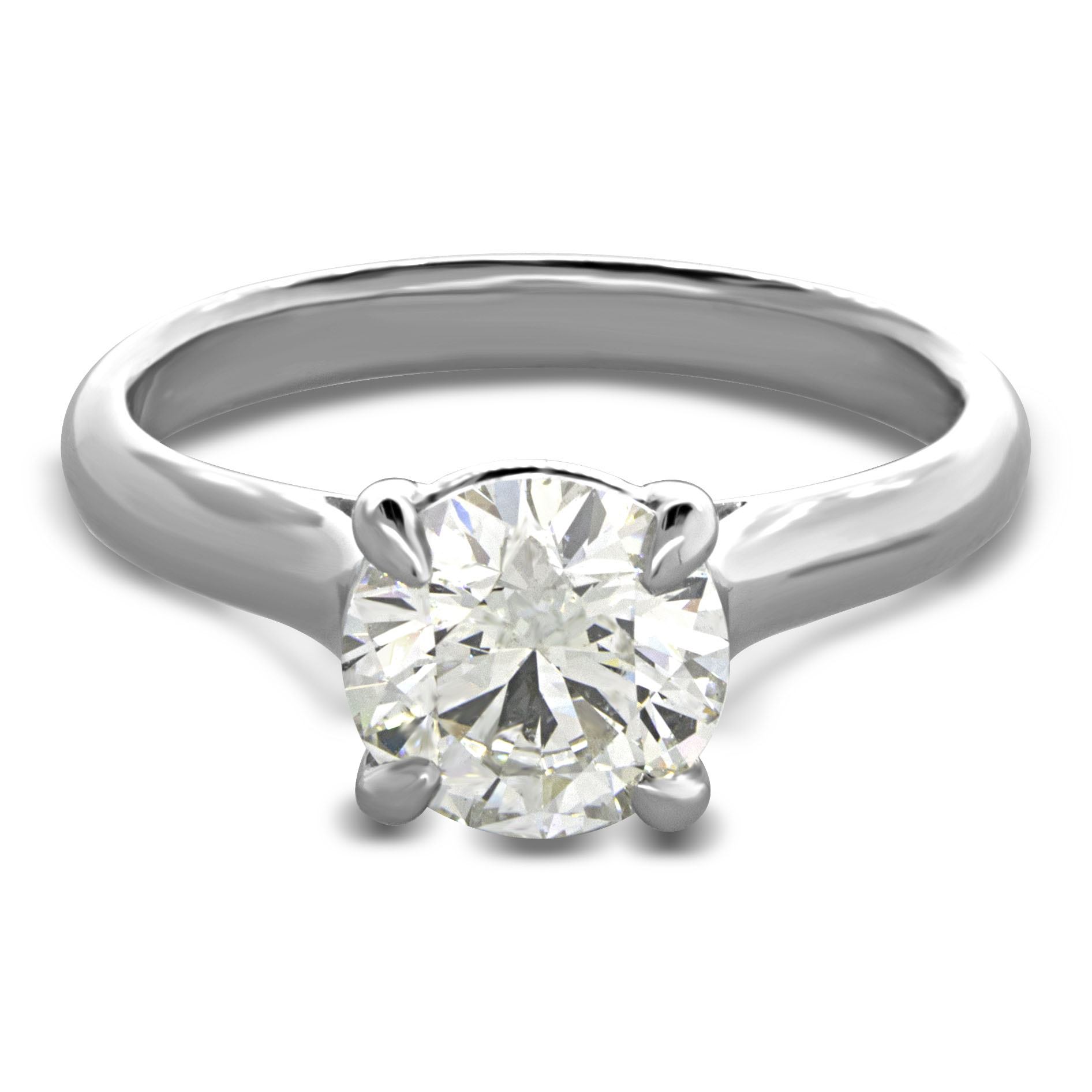 Eagle prong diamond engagement ring LR7776-S-EP -1