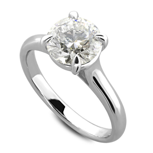 Eagle prong diamond engagement ring LR7776-S-EP