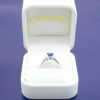 Genuine blue sapphire ring LR7887-4