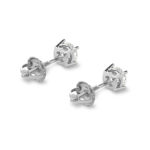 0.85 Carats Round Diamond Stud Earrings, Gold or Platinum ST-4PR085-5