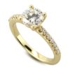 1.0 Carat gia Diamond Engagement Ring LR7616