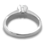 Bezel set diamond solitaire engagement ring LR4929-3